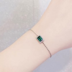 Swarovski Angelic Bracelet Green Rhodium