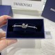 Swarovski Iconic Swan Bracelet Black White