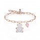 Swarovski Teddy Bracelet Pink Beer Rose Gold