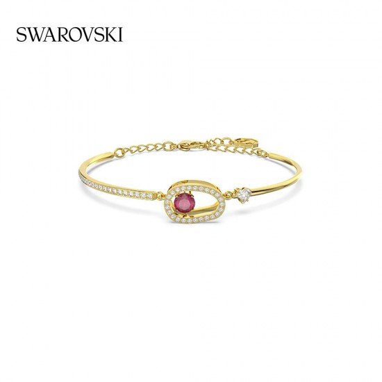 Swarovski Cariti Bracelet Red Bean Red Gold Tone Plated 5634699