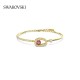 Swarovski Cariti Bracelet Red Bean Red Gold Tone Plated 5634699