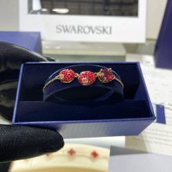 Swarovski Cariti Bracelet Red Bean Red Gold Tone Plated 5634713