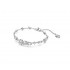 Swarovski Gema Bracelet Mixed Cuts Flower White Rhodium Plated 5644687