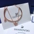 Swarovski Ginger Bangle White Rose Gold 5274892