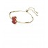 Swarovski Iconic Swan Bangle Swan Red Gold Tone Plated 5649774