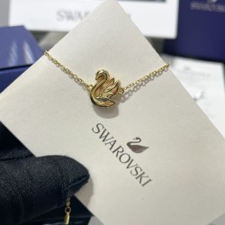 Swarovski Iconic Swan Bracelet Swan Red Gold Tone Plated 5656841