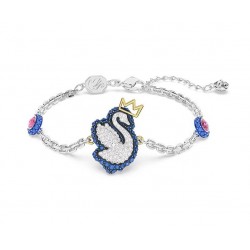 Swarovski Pop Swan Bracelet Swan Blue Rhodium Plated 5650187