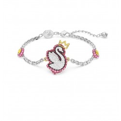 Swarovski Pop Swan Bracelet Swan Pink Rhodium Plated 5650188