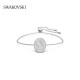 Swarovski Signum Bracelet Swan White Rhodium Plated 5621099