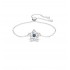 Swarovski Stella Bracelet Mixed Cuts Star Blue Rhodium Plated 5639187