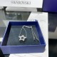 Swarovski Stella Bracelet Mixed Cuts Star Blue Rhodium Plated 5639187