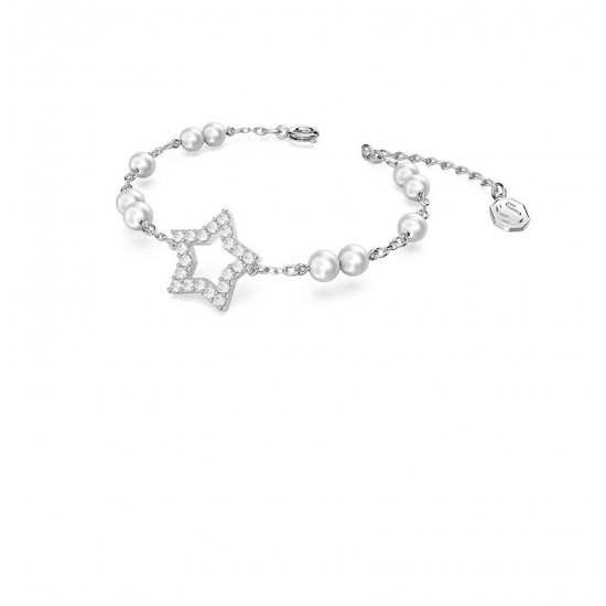 Swarovski Stella Bracelet Star White Rhodium Plated 5645385