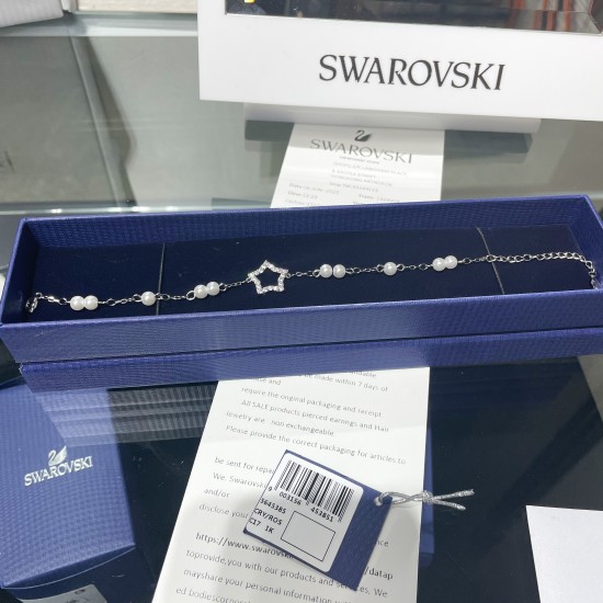 Swarovski Stella Bracelet Star White Rhodium Plated 5645385