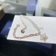 Swarovski Stella Bracelet Star White Rose Gold Tone Plated 5645461