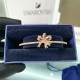 Swarovski Volta Bangle Bow White Rose Gold Tone Plated 5647565