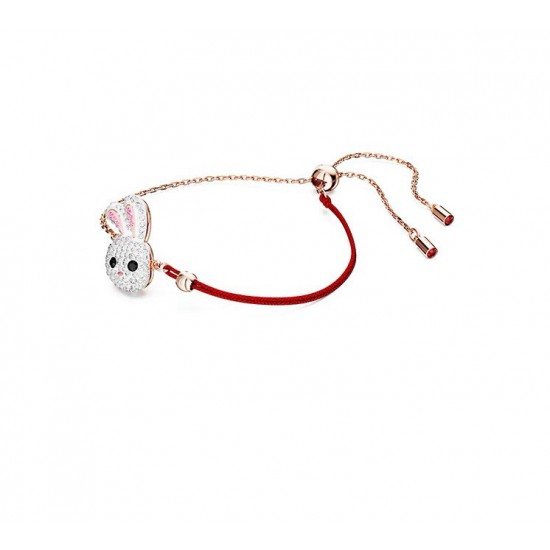 Swarovski Zodiac Rabbit Bracelets Red Silver 5647976