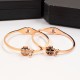 Van Cleef & Arpels Alhambra Of Rose Gold And Gold Bracelets 2 Colors