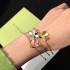 Van Cleef & Arpels Frivole Gold/Silver/Rose Gold VCA Bracelets 1 Flowers 