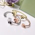 Van Cleef & Arpels Frivole Of Gold/Silver With Rose Gold Bracelets 3 Colors 