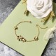 Van Cleef & Arpels Frivole Of Gold With Silver Bracelets 4 Flowers