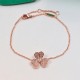 Van Cleef & Arpels Frivole Of Rose Gold With Silver/Gold Bracelets 3 Colors