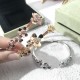 Van Cleef & Arpels Frivole Silver And Gold And Rose Gold Bracelets 3 Colors