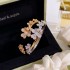 Van Cleef & Arpels Frivole Silver And Gold Bracelets 3 Colors 