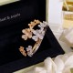 Van Cleef & Arpels Frivole Silver And Gold Bracelets 3 Colors