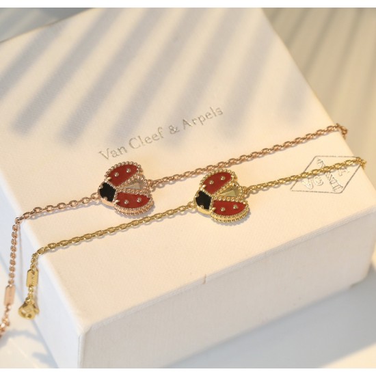 Van Cleef & Arpels Lucky Spring Of Gold/Silver Bracelets 2 Colors