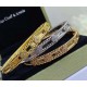 Van Cleef & Arpels Perlee Gold And Silver/Rose Gold Bracelets 3 Colors