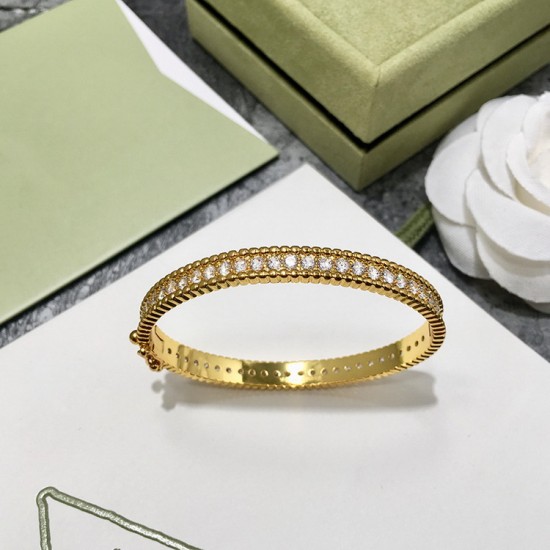 Van Cleef & Arpels Perlee Gold/Silver Bracelets 2 Colors