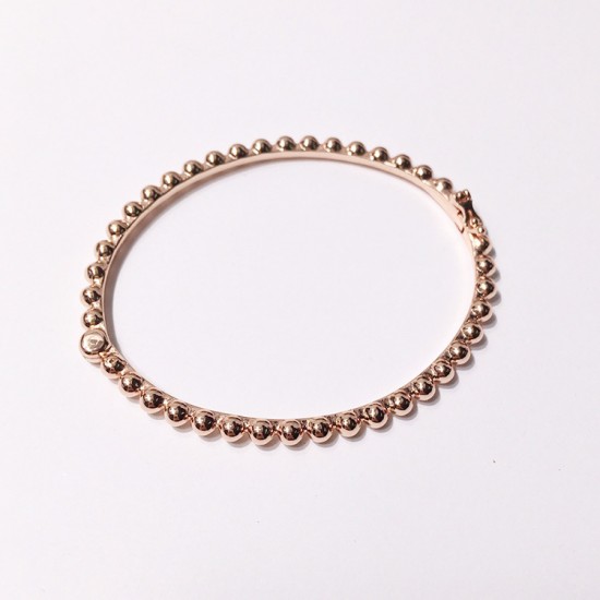 Van Cleef & Arpels Perlee Pearls Of Gold And Silver/Rose Gold Bracelets