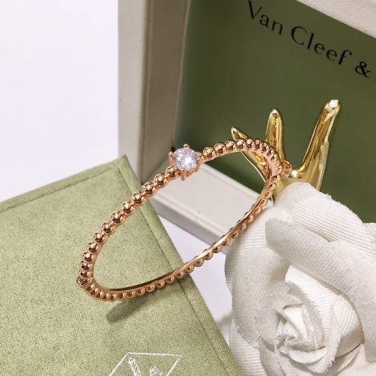 Van Cleef & Arpels Perlee Pearls Of Silver And Gold/Rose Gold Bracelets 3 Colors