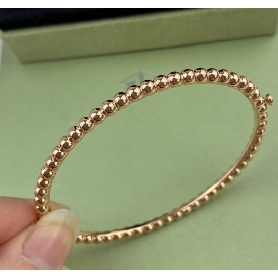 Van Cleef & Arpels Perlee Perles Of Gold Bracelets/Rose Gold And Silver