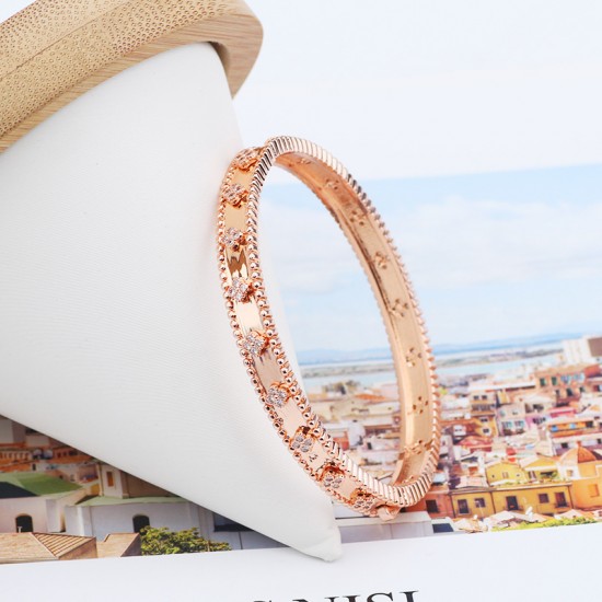 Van Cleef & Arpels Perlee Silver Gold And Rose Gold Bracelets 3 Colors