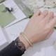 Van Cleef & Arpels Perlee Silver Gold With Rose Gold Bracelets 3 Colors