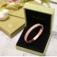 Van Cleef & Arpels Perlee Sweet Colovers Gold/Silver And Rose Gold Bracelets