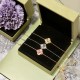 Van Cleef & Arpels Sweet Alhambra Gold And Rose Gold With Silver VCA Bracelets 3 Colors