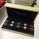 Van Cleef & Arpels Sweet Alhambra Gold/Blue VCA Bracelets 2 Colors