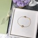 Van Cleef & Arpels Sweet Alhambra Gold Silver/Rose Gold VCA Bracelets 3 Colors