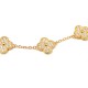 Van Cleef & Arpels Sweet Alhambra Rose Gold/Silver/Gold VCA Bracelets 3 Colors