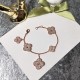 Van Cleef & Arpels Sweet Alhambra Rose Gold With Silver/Gold VCA Bracelets 3 Colors