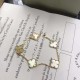 Van Cleef & Arpels Sweet Alhambra Silver And Gold VCA Bracelets 2 Colors