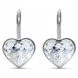 Swarovski Bella Heart White Silver Earrings 5515191