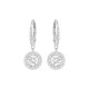 Swarovski Constella Drop Earrings Round Cut White Rhodium Plated 5636270