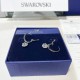 Swarovski Constella Drop Earrings Round Cut White Rhodium Plated 5636270