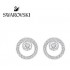 Swarovski Creativity Stud Earrings White Rhodium Plated 5201707