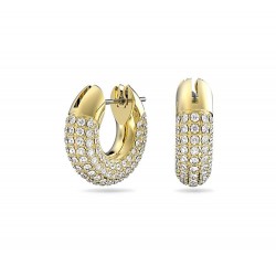 Swarovski Dextera Hoop Earrings Gold Rhodium Plated 5636530