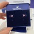 Swarovski Millenia Stud Earrings Trilliant Cut White Rhodium Plated 5619498