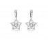 Swarovski Stella Drop Earrings Mixed Cuts Star White Rhodium Plated 5617767